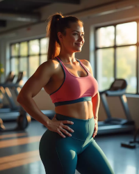 Pessoa com corpo saudavel por praticar Mindful Eating